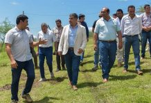 Hoy recibimos una visita muy especial en nuestra futura sala de faena de llama Acevedo visitando la Candelaria
